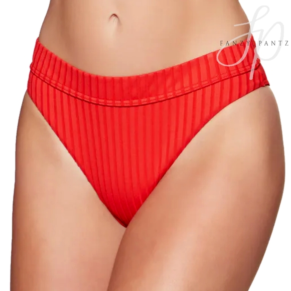 Billabong Sunny Rib High Waist Bikini Bottom red - Picture 2 of 8